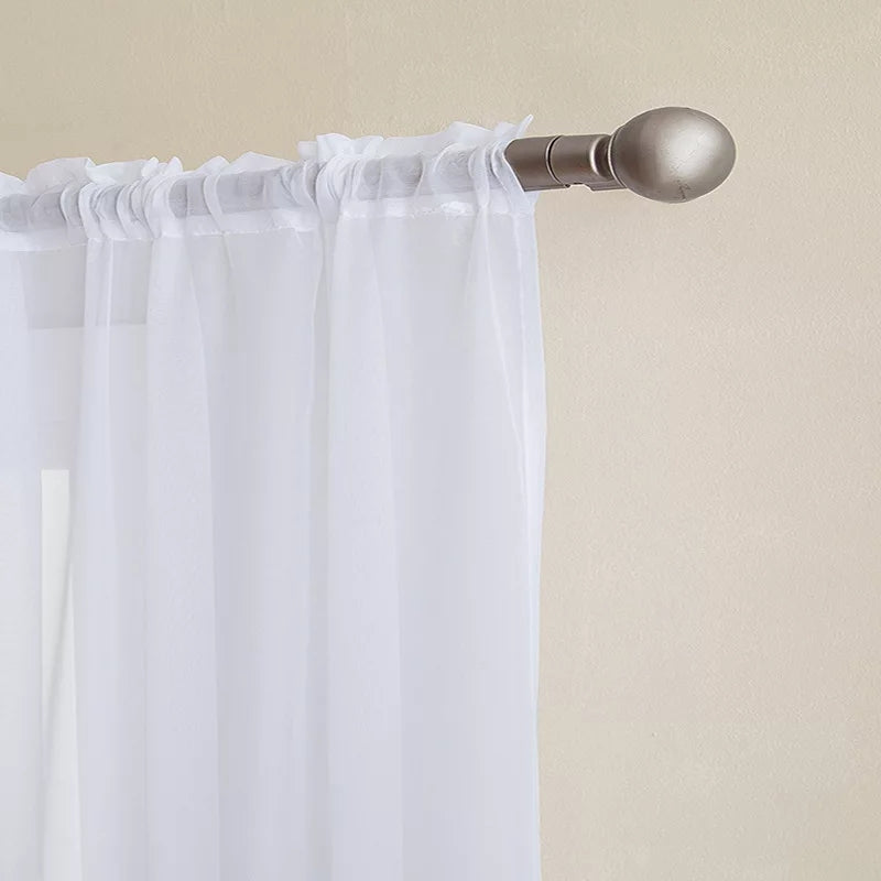 Pocket lace curtain